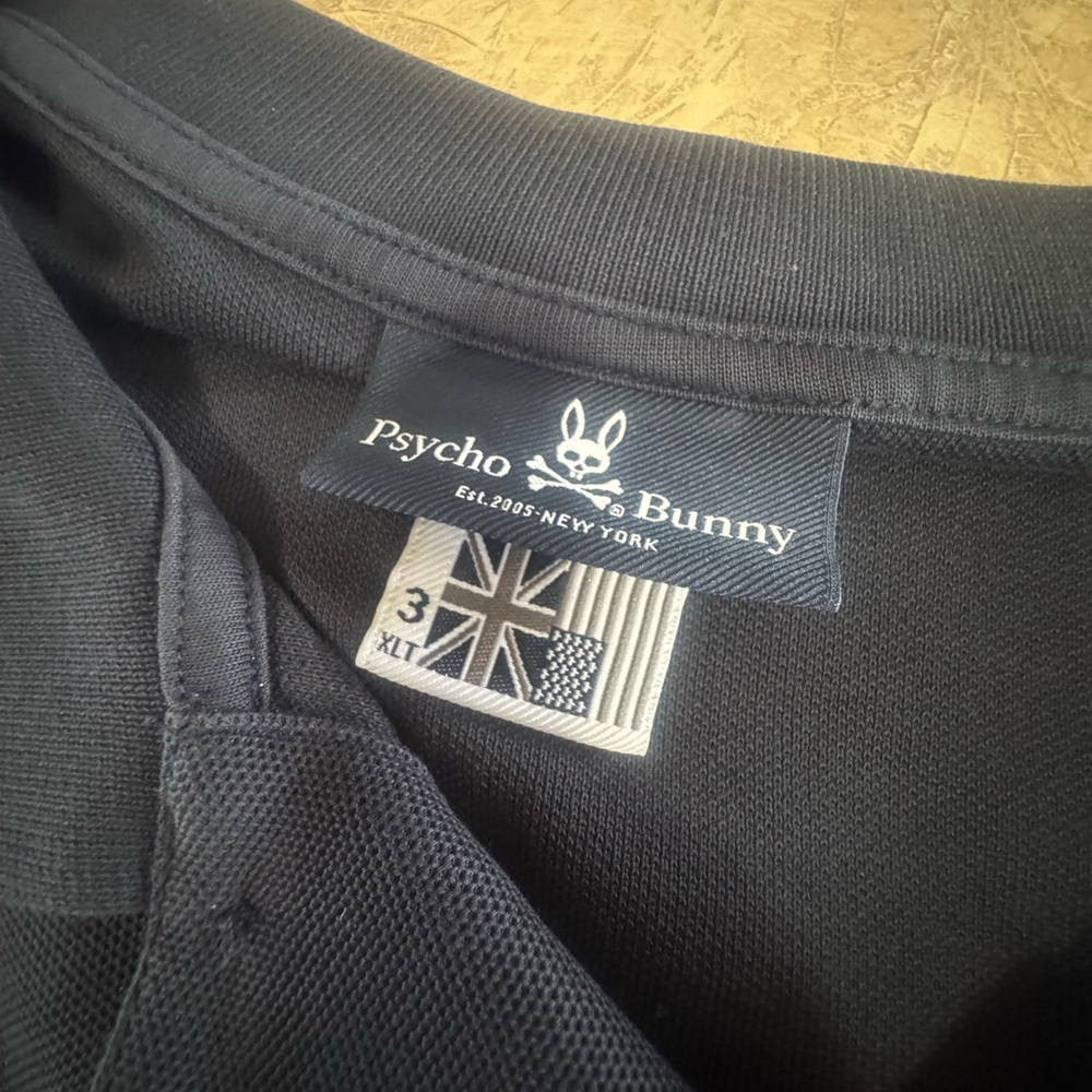 Pyscho bunny Dark blue Polo Shirt - Picture 4 of 4